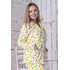 Класична жіноча піжама П1021 Лимони