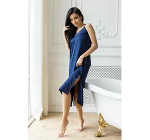 Жіноча сорочка міді Нс130 Синій